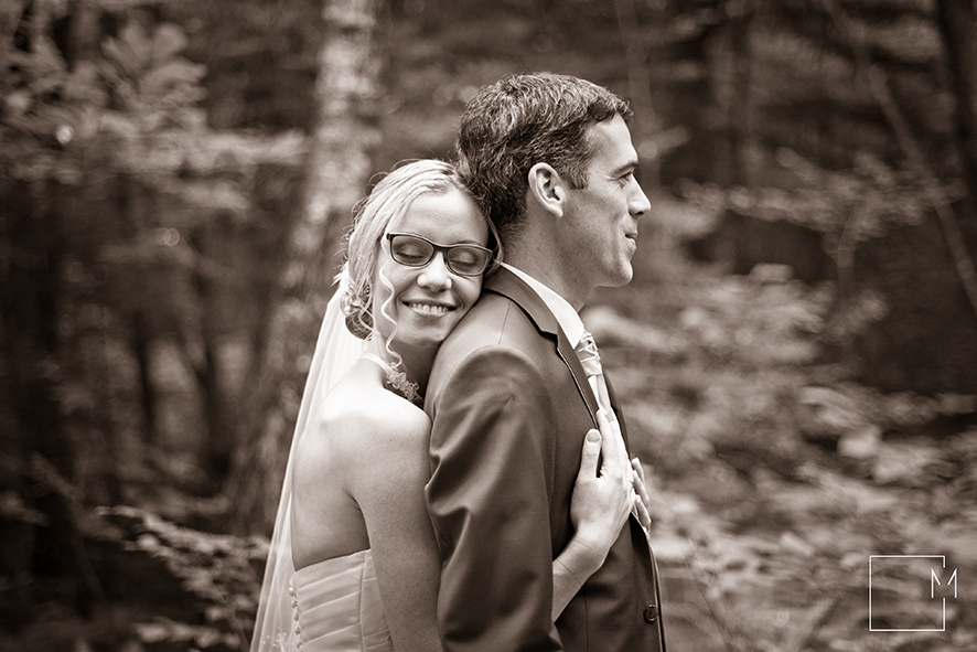 couple mariés taupont morbihan bretagne foret de lambilly 