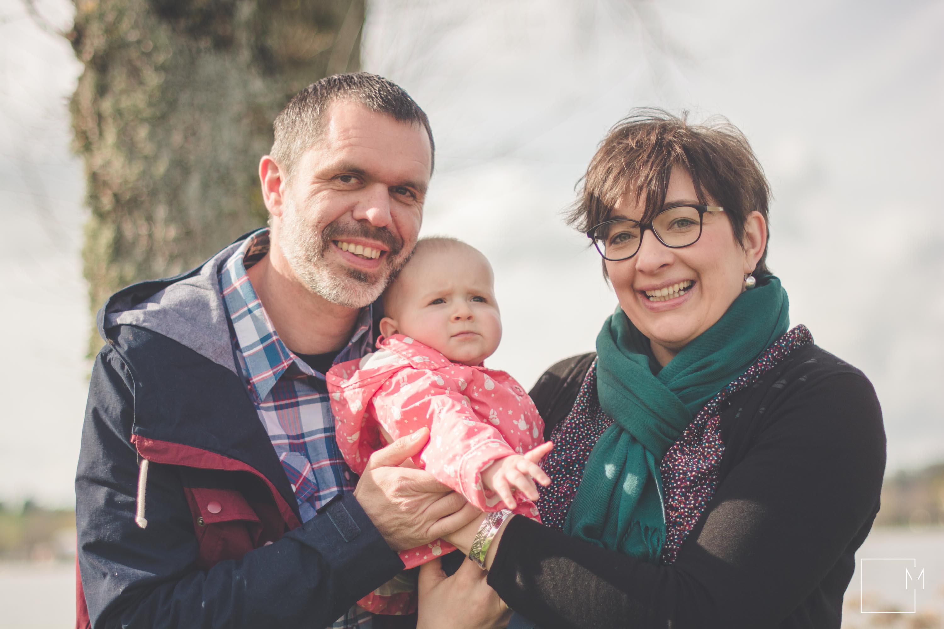 Axelle, Servane et Cédric