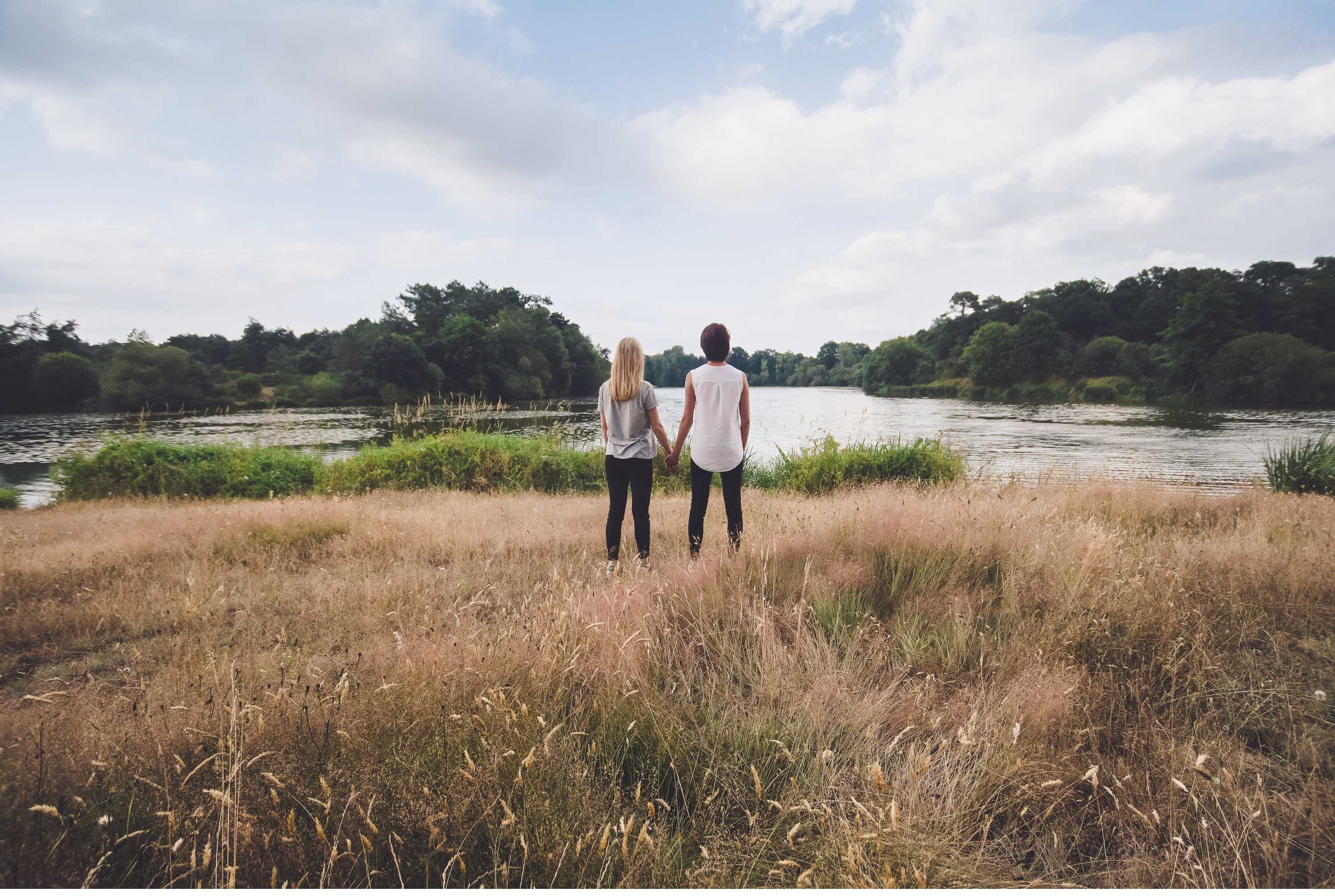 Deux soeurs, un moment magique