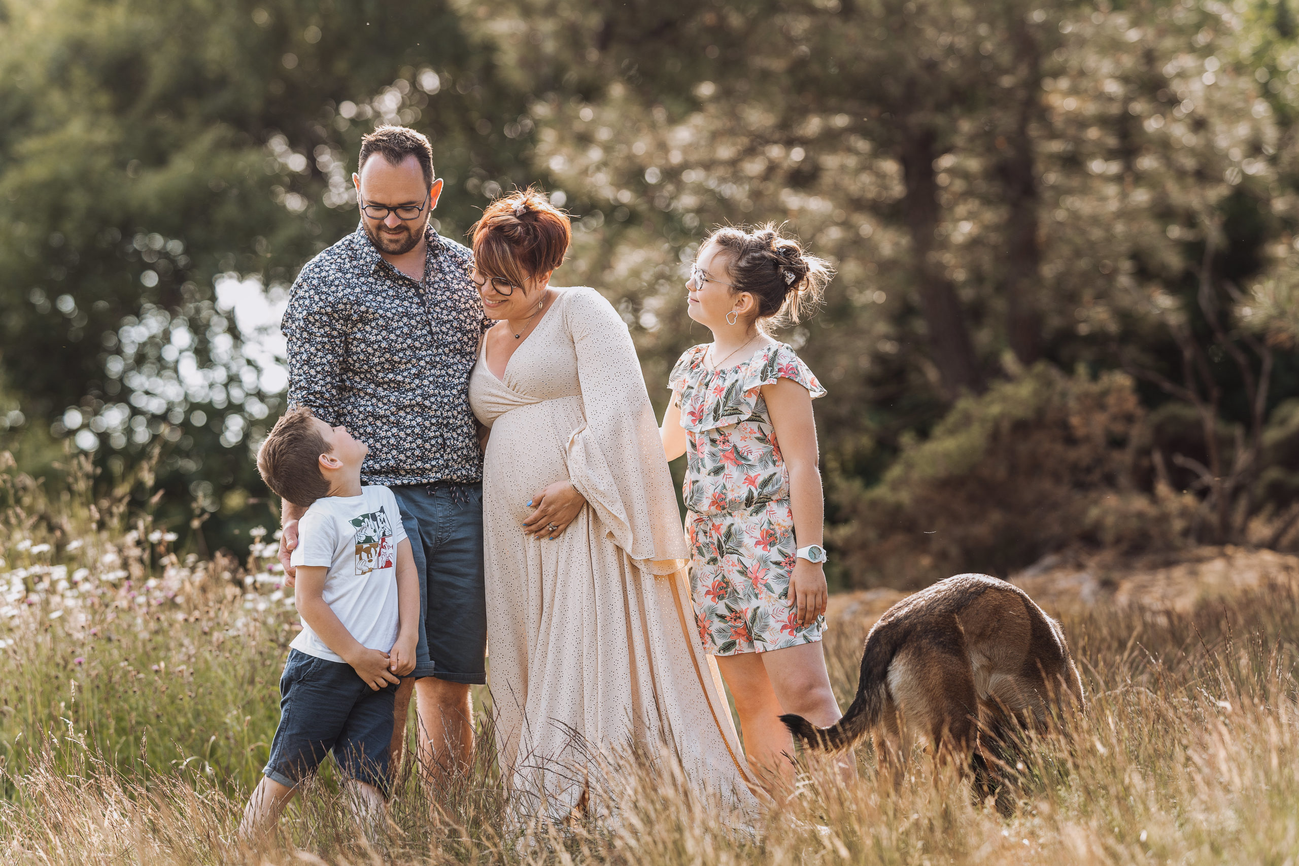 Julie et sa famille